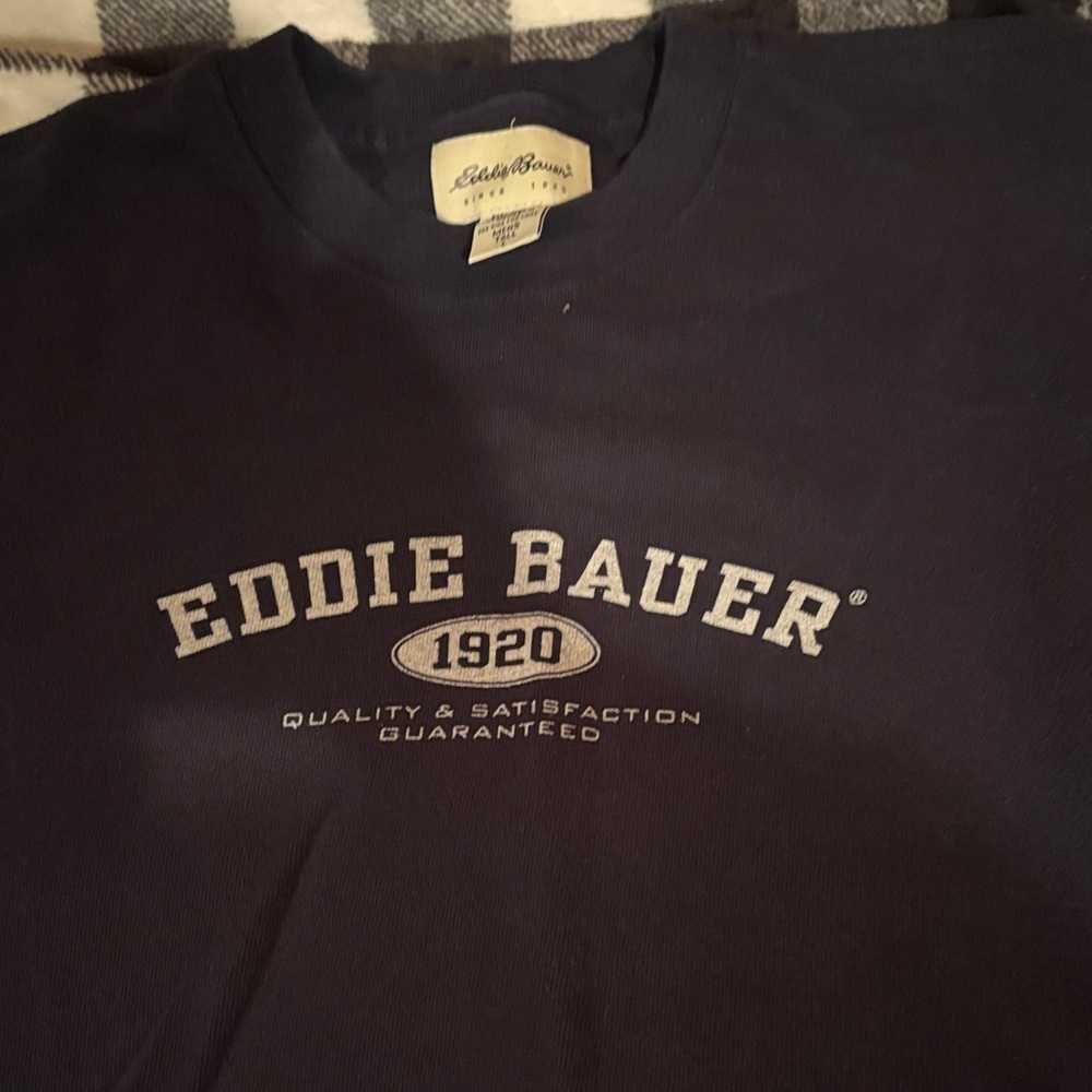 Eddie Bauer Dark Blue Logo Tee